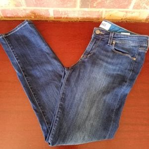 PAIGE Jeans Women 28 Skyline Ankle Peg Skinny Stretch Medium Wash Low Ri…
